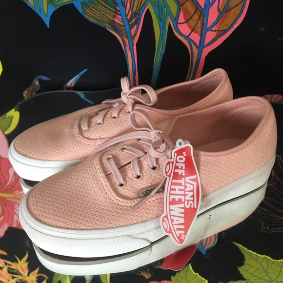 vans in pink